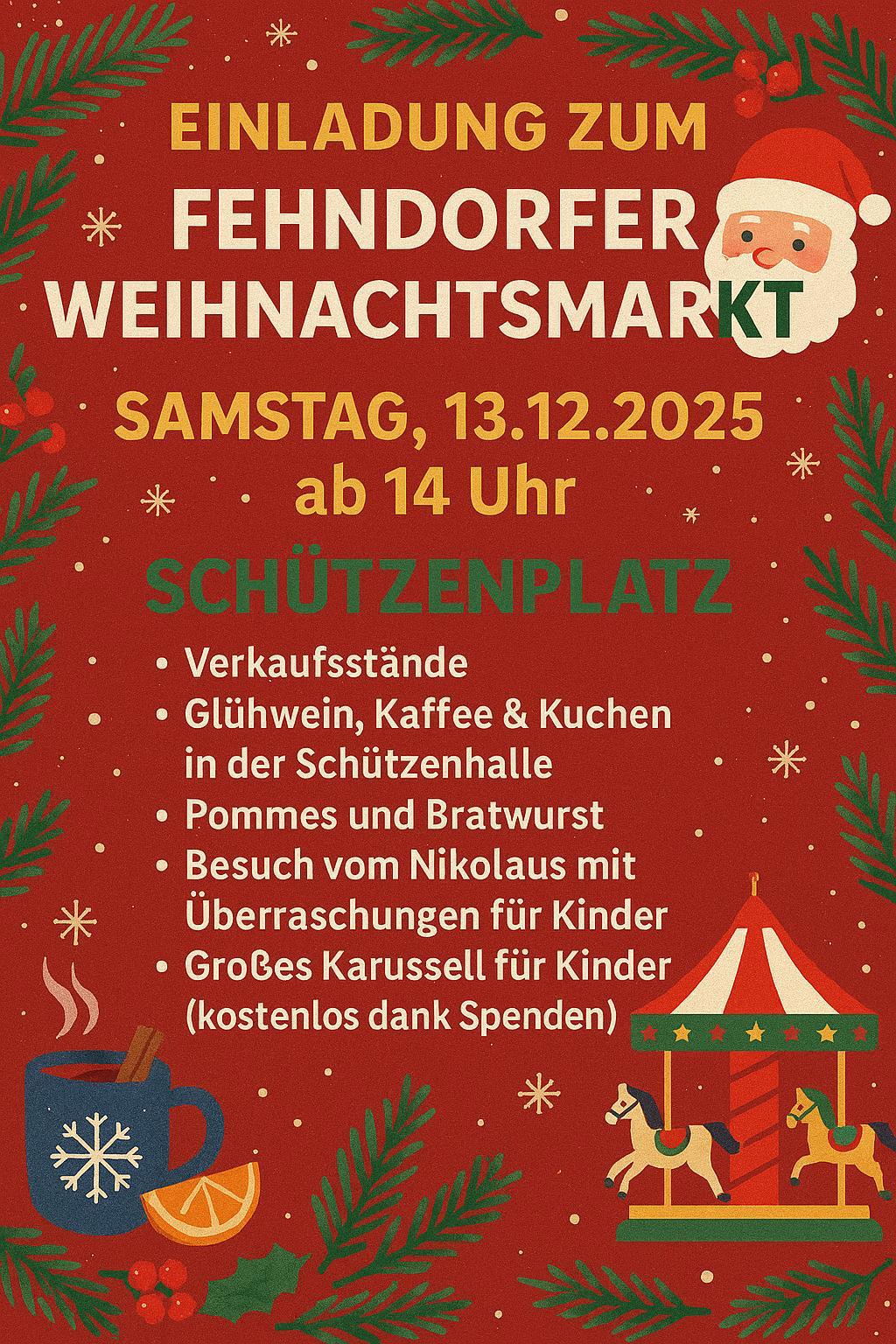 Weihnachtsmarkt Fehndorf