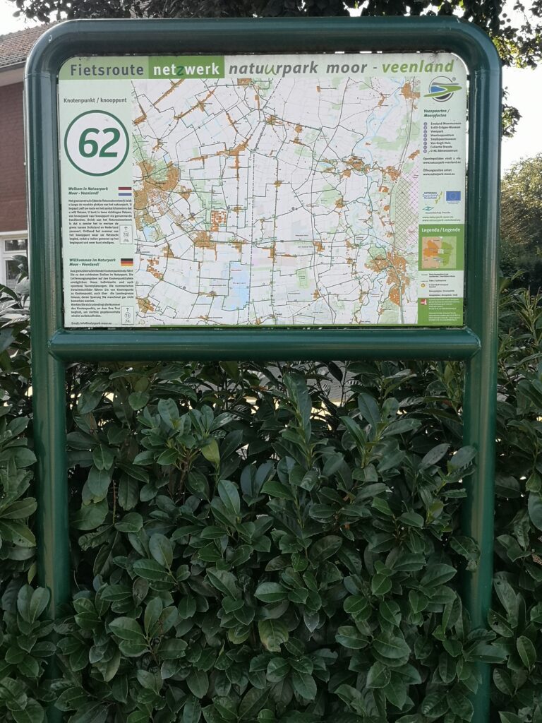 Radurlaub beim Emsland-Camp, inmitten des Knotenpunktsystems